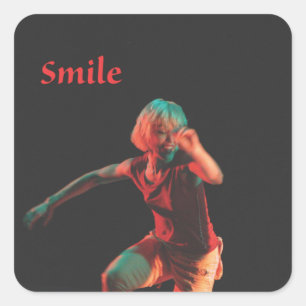 Adesivo Quadrado Dance seus verbos - Smile de sorriso