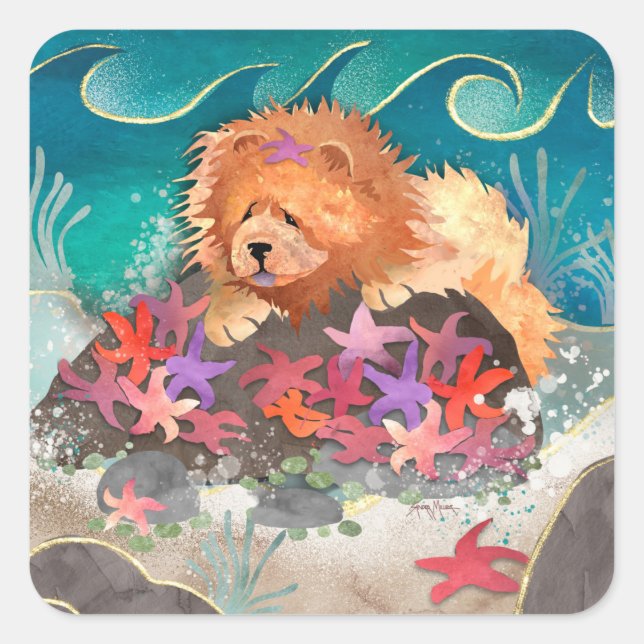 Adesivo Quadrado DANCIN COM autocolantes quadrados STARZ (Frente)