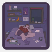 Dandy Doodlez "then and Now" Sticker