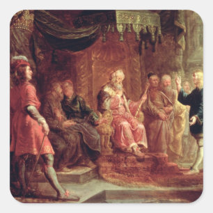 Adesivo Quadrado Daniel interpreta o primeiro sonho de Nebuchadnezz