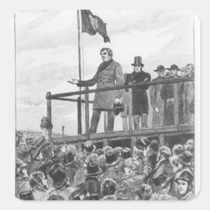 Adesivo Quadrado Daniel O'Connel na reunião de Trim