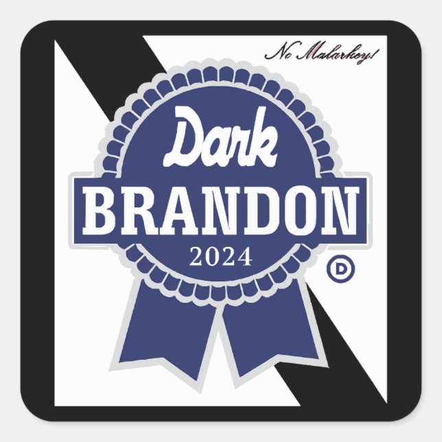 Adesivo Quadrado Dark Brandon 2024 (Frente)