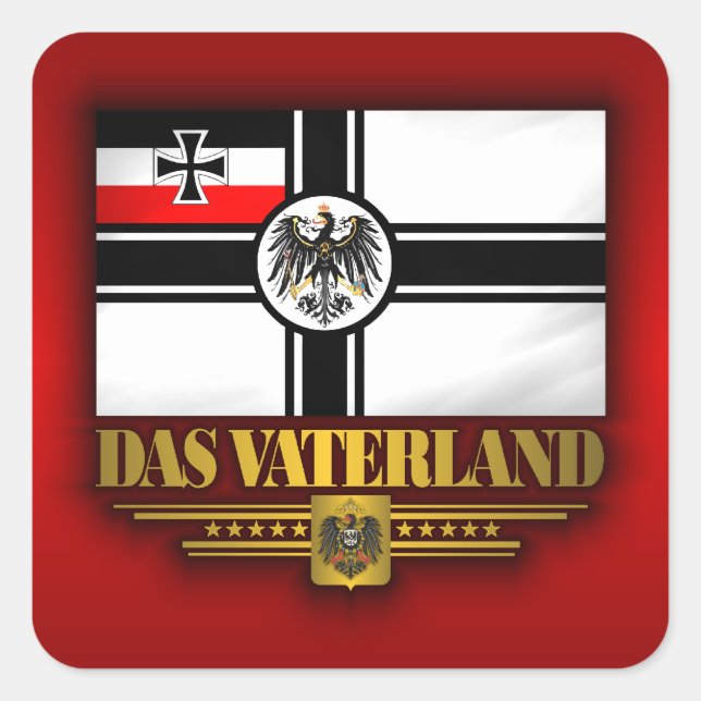 Adesivo Quadrado Das Vaterland (Frente)