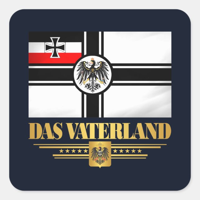 Adesivo Quadrado Das Vaterland (Frente)