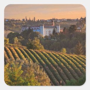 Adesivo Quadrado d'Asti de Costilgiole, Piedmont, Italia