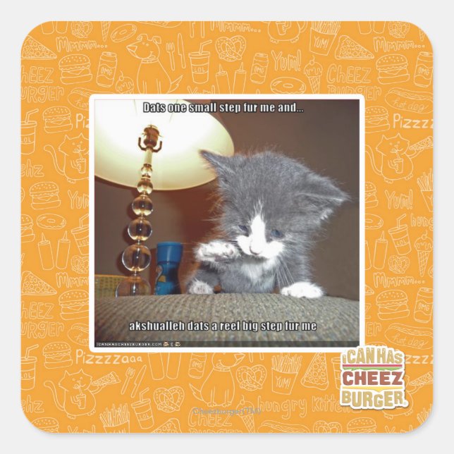 Adesivo Quadrado Dats um pequeno passo me deixando de lado (Frente)