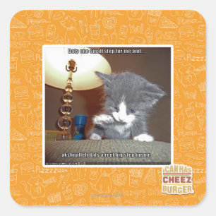 Adesivo Quadrado Dats uma pele pequena da etapa mim