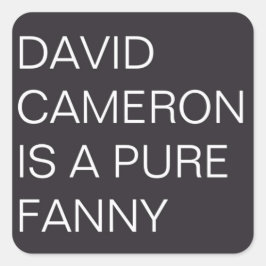Adesivo Quadrado David Cameron