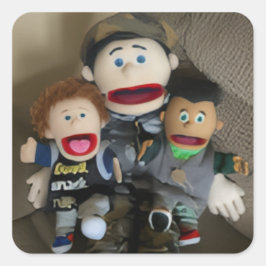 Adesivo Quadrado @DavJoMik-q2t stickers