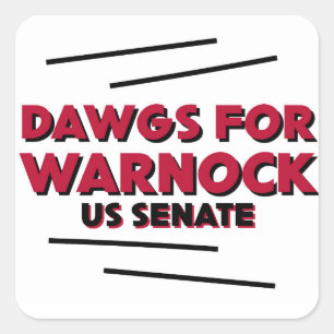 Adesivo Quadrado Dawgs para Warnock Sticker Sheet