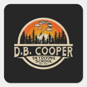 Adesivo Quadrado DB Cooper Classic