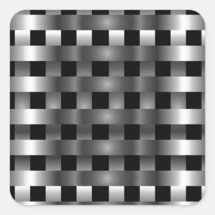 Adesivo Quadrado De aço inoxidável