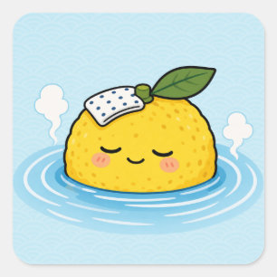 Adesivo Quadrado de Banho Relaxante Yuzu
