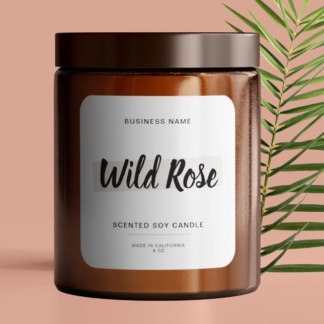 Adesivo Quadrado de Empacotamento de Velas de Scri (Criador carregado)