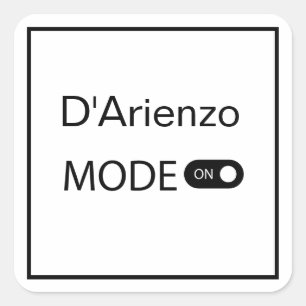 Adesivo Quadrado de Milonga Tango Engraçado no Est