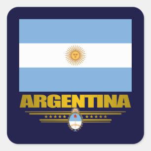 Adesivo Quadrado De "orgulho Argentina "