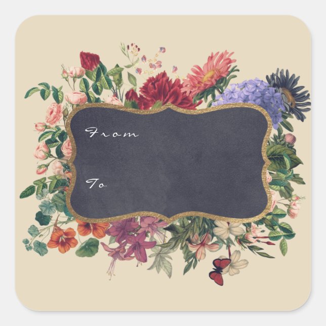 Adesivo Quadrado De Para Página Inicial De Cartão De Presente Fabri (Frente)