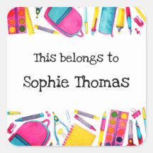 De Volta à Escola  Isto Pertence a Divertido e Col