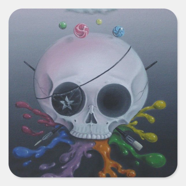 Adesivo Quadrado Deadmen (Frente)