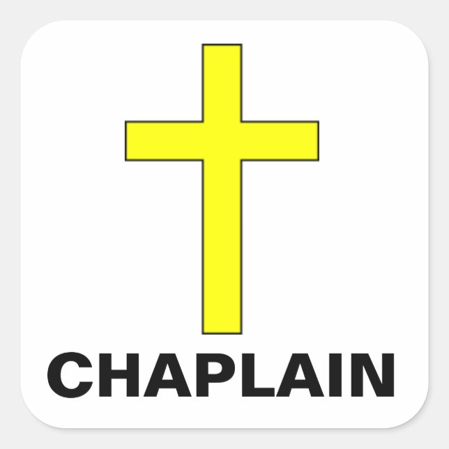 Adesivo Quadrado Decal do Veículo Chaplain (Frente)
