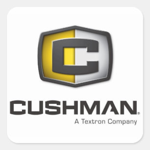 Adesivo Quadrado Decalque do logotipo de Cushman