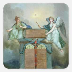 Adesivo Quadrado Declaração dos direitos de homem e do cidadão