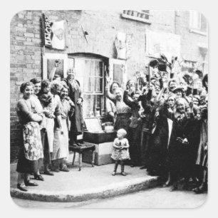 Adesivo Quadrado Decoração do Jubileu no Leste