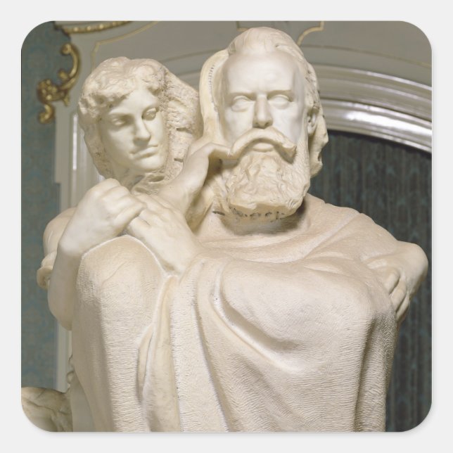 Adesivo Quadrado Dedicação aos Brahms, 1909 (Frente)