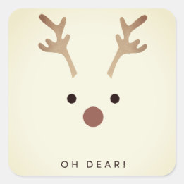Adesivo Quadrado Deer Sticker