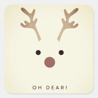 Adesivo Quadrado Deer Sticker
