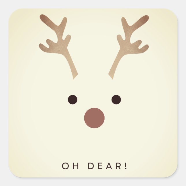 Adesivo Quadrado Deer Sticker (Frente)
