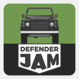 ADESIVO QUADRADO DEFENDER JAM