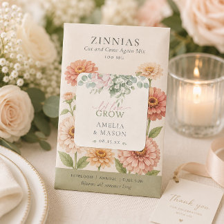 Adesivo Quadrado Deixe o Amor Crescer Blush Floral Casamento