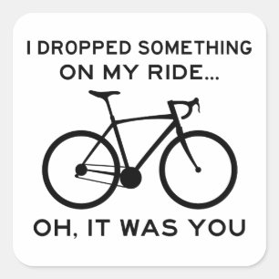 Adesivo Quadrado Deixou Cair Algo Na Minha Carona.