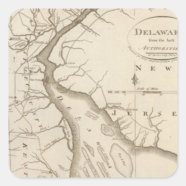 Adesivo Quadrado Delaware 5 (Frente)