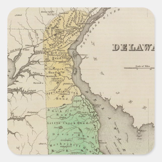 Adesivo Quadrado Delaware 6 (Frente)