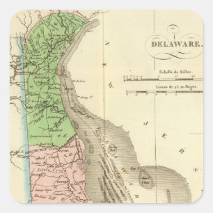 Adesivo Quadrado Delaware E.U.
