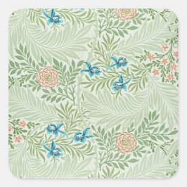 Adesivo Quadrado Delphínio William Morris