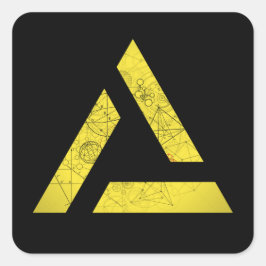 Adesivo Quadrado Delta - Símbolos Matemáticos