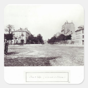 Adesivo Quadrado d'Enfer da rua, da estrada a Orleans