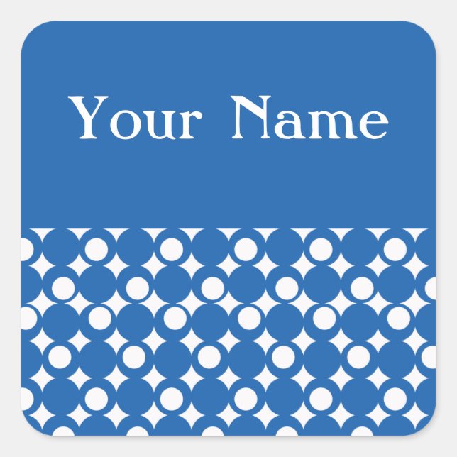 Adesivo Quadrado Denim Mod Ball Design @ Emporio Moffa com nome (Frente)