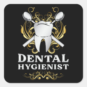 Adesivo Quadrado Dentista dentária Dentista Dentista Dontologia De