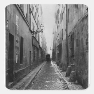 Adesivo Quadrado DES Vertus da rua, da rua Phelippeaux, Paris