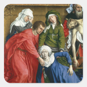 Adesivo Quadrado Descida da cruz, c.1435