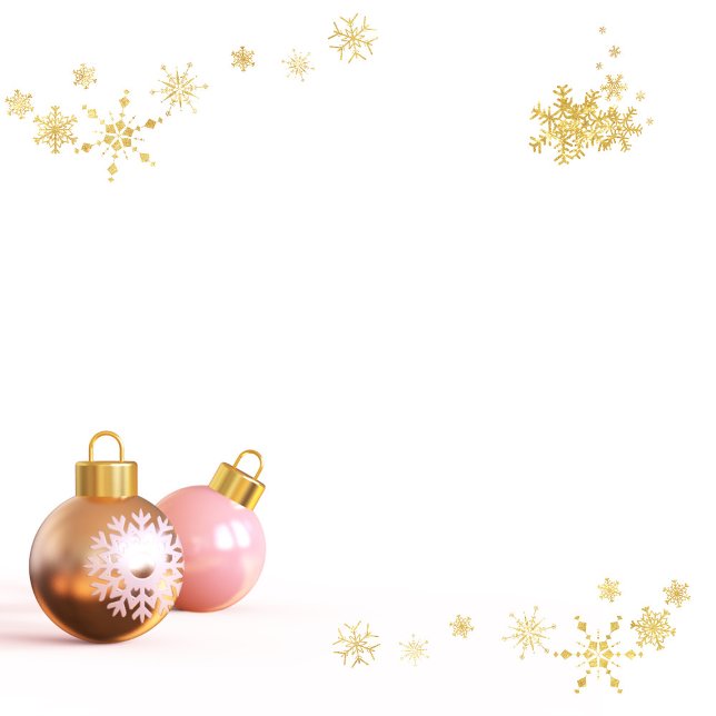 Adesivo Quadrado Desejamos-Lhe Uma Feliz Fúria De Natal Monograma (Criador carregado)