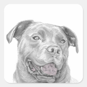 Adesivo Quadrado Desenho De Arte De Touro