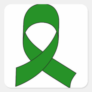 Adesivo Quadrado Desenho de Faixa Verde