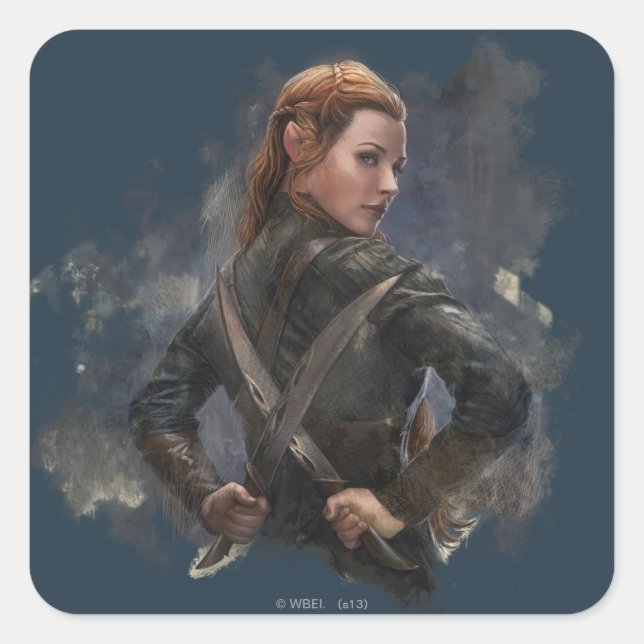 Adesivo Quadrado Desenho TAURIEL™ (Frente)