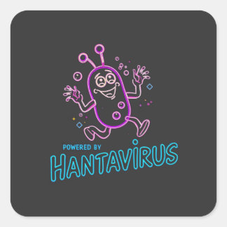 Adesivo Quadrado Desenvolvido pelo Hantavírus