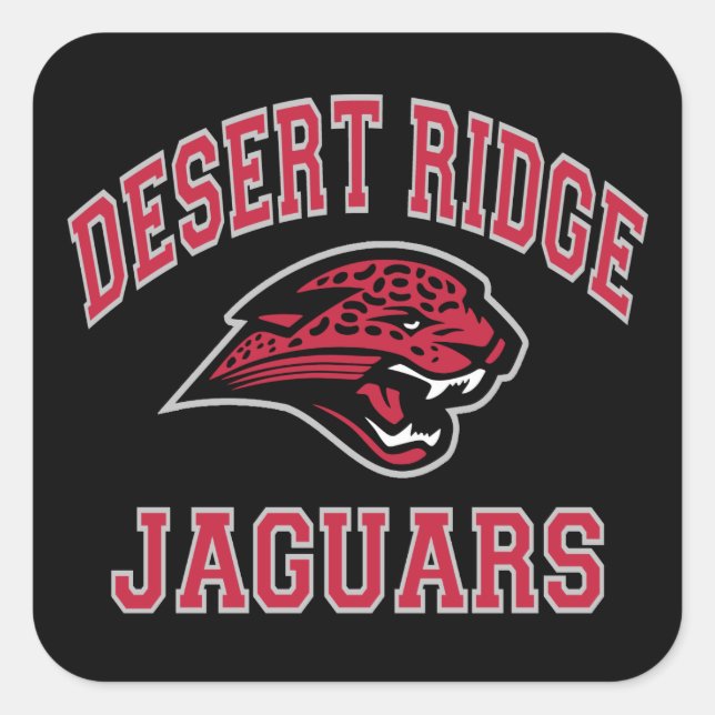 Adesivo Quadrado Desert Ridge Jaguars (Frente)